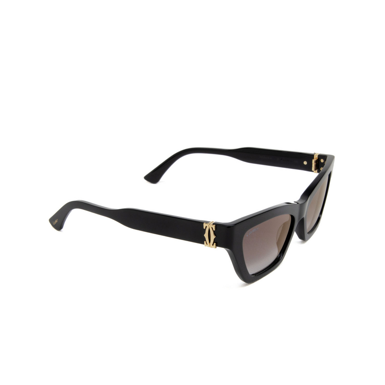 Cartier CT0437S Sunglasses 001 black - 2/5