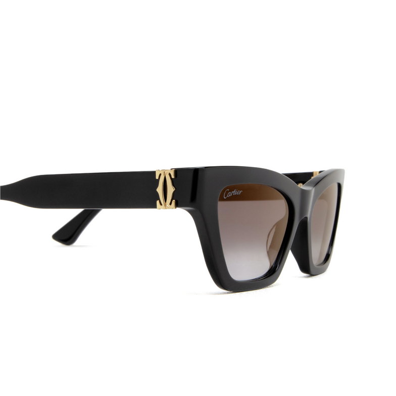 Cartier CT0437S Sunglasses 001 black - 3/5