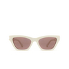 Cartier CT0437S Sunglasses 004 white - product thumbnail 1/4