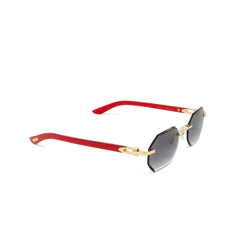 Cartier CT0439S Sunglasses 003 gold - 2/4