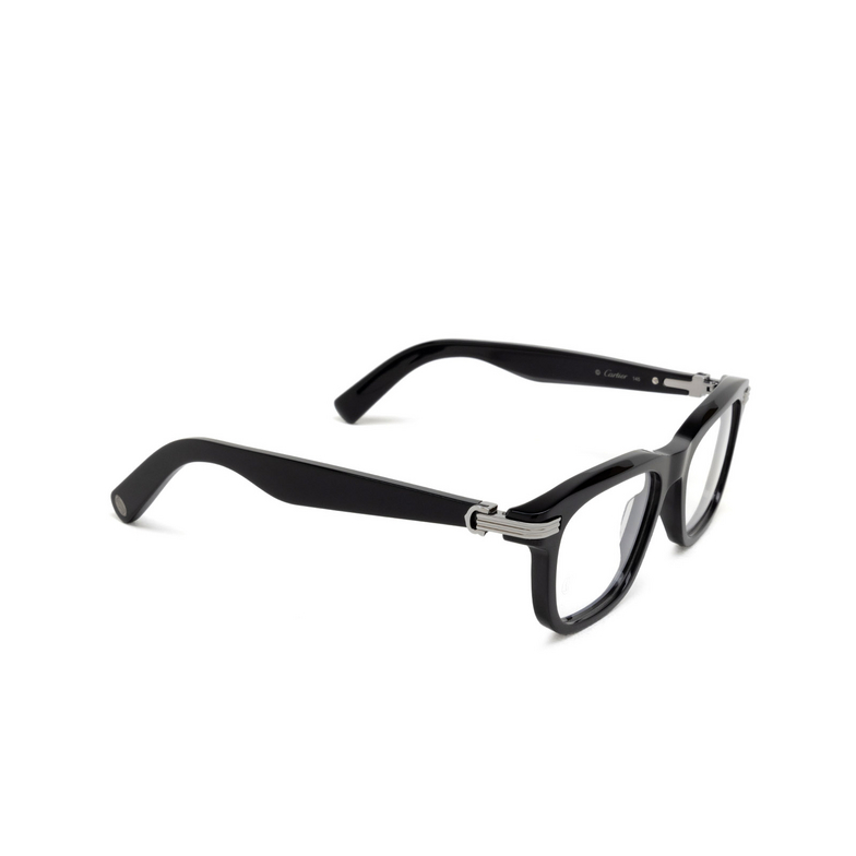 Cartier CT0444O Eyeglasses 001 black - 2/4