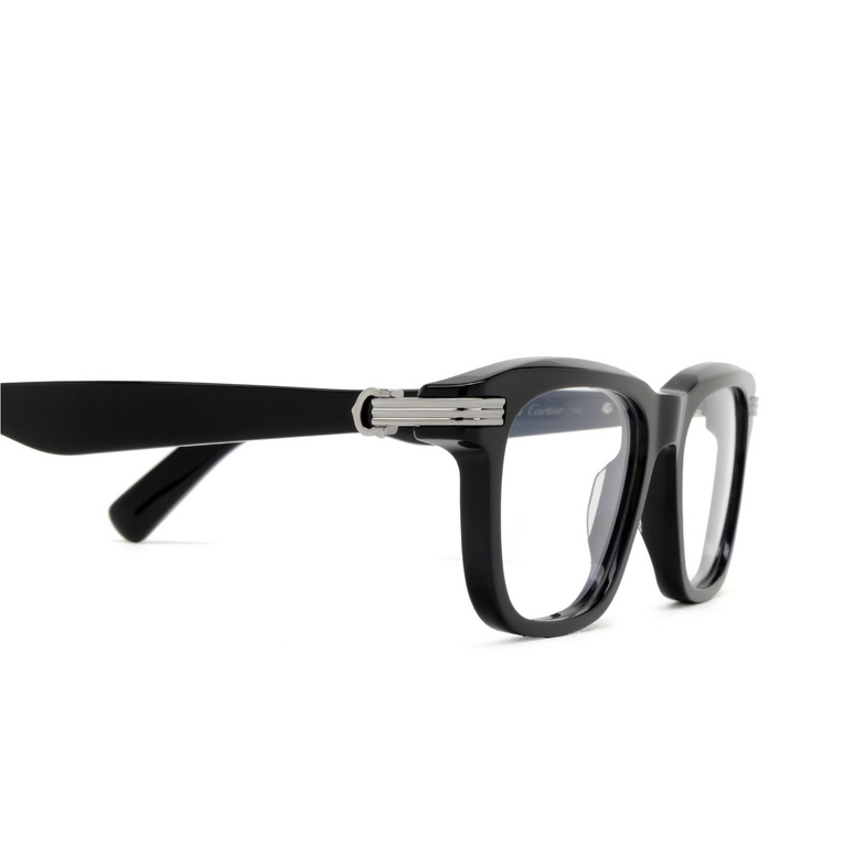 Cartier CT0444O Eyeglasses 001 black - 3/4