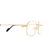Cartier CT0445O Eyeglasses 003 gold - product thumbnail 3/4