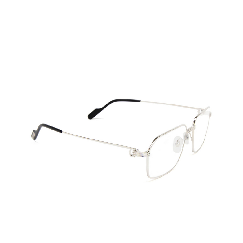 Cartier CT0445O Eyeglasses 004 silver - 2/4