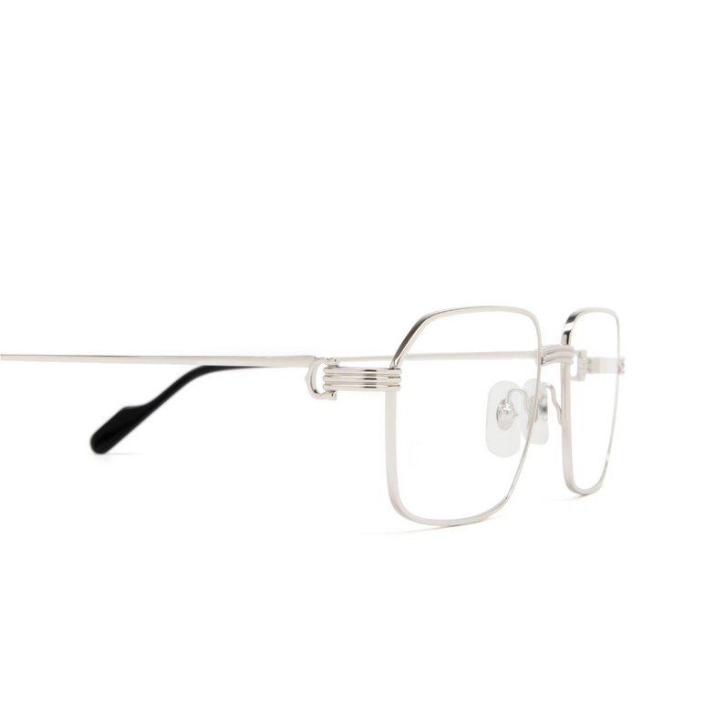 Cartier CT0445O Eyeglasses 004 silver - 3/4