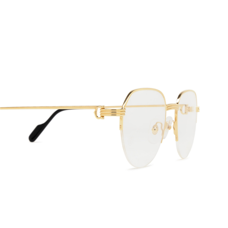 Cartier CT0446O Eyeglasses 001 gold - 3/4