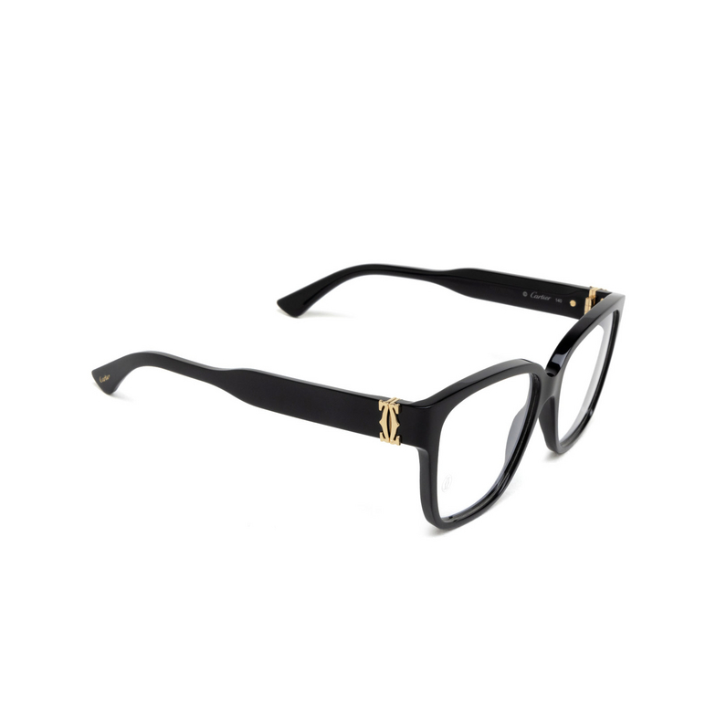Cartier CT0451O Eyeglasses 001 black - 2/5