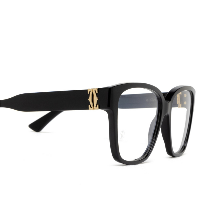 Cartier CT0451O Eyeglasses 001 black - 3/5