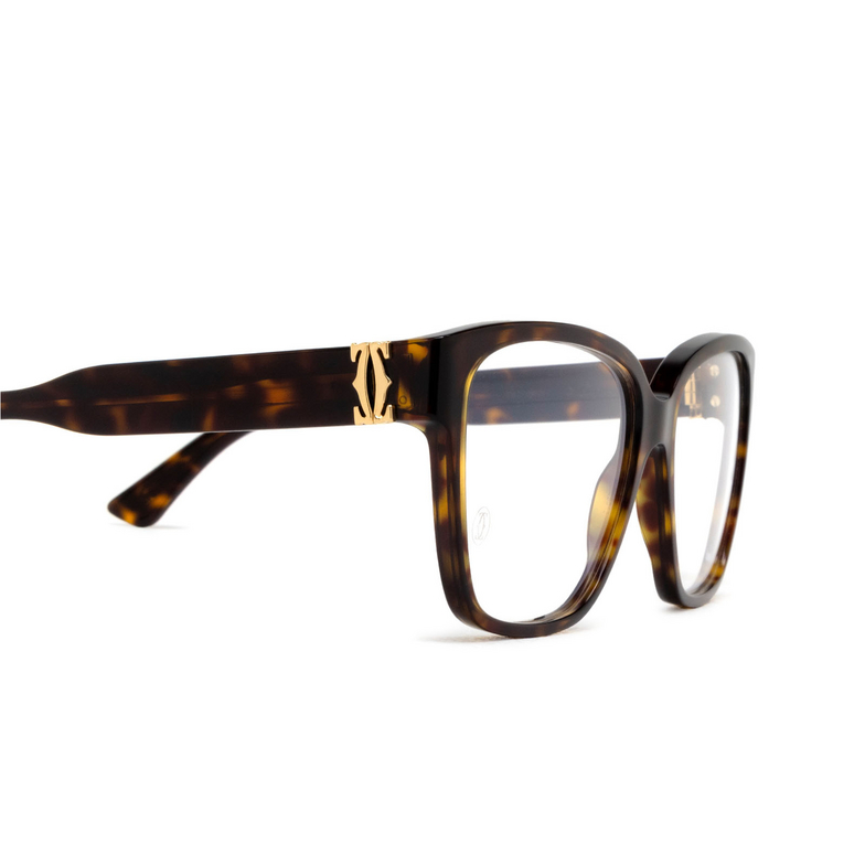 Cartier CT0451O Eyeglasses 002 havana - 3/4