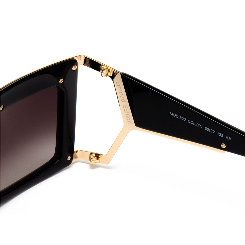 Cazal 300 Sunglasses 001 black - gold - 4/5
