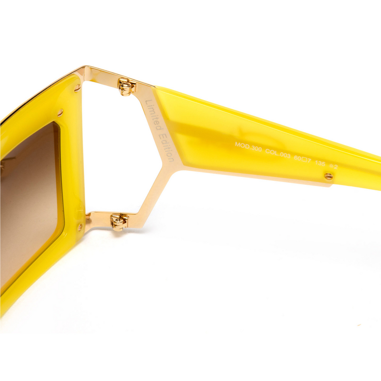 Cazal 300 Sunglasses 003 yellow - gold - 4/5