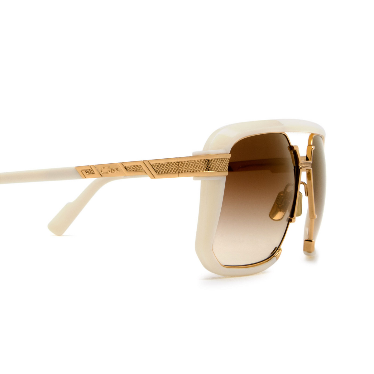Cazal 682 Sunglasses 003 Milky White - Gold - product thumbnail 3/4