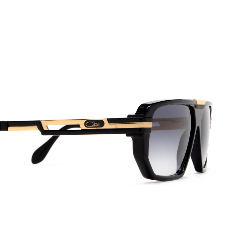 Cazal 8045 Sunglasses 001 black - gold - 3/4