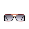 Cazal 8509 Sunglasses 001 black - poppy red - product thumbnail 1/4