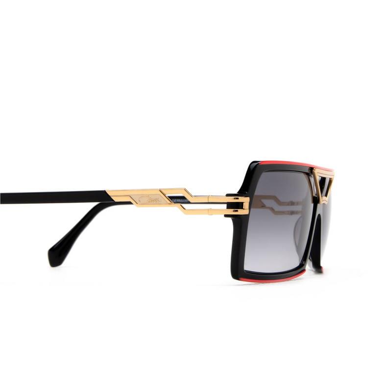 Cazal 8509 Sunglasses 001 black - poppy red - 3/4