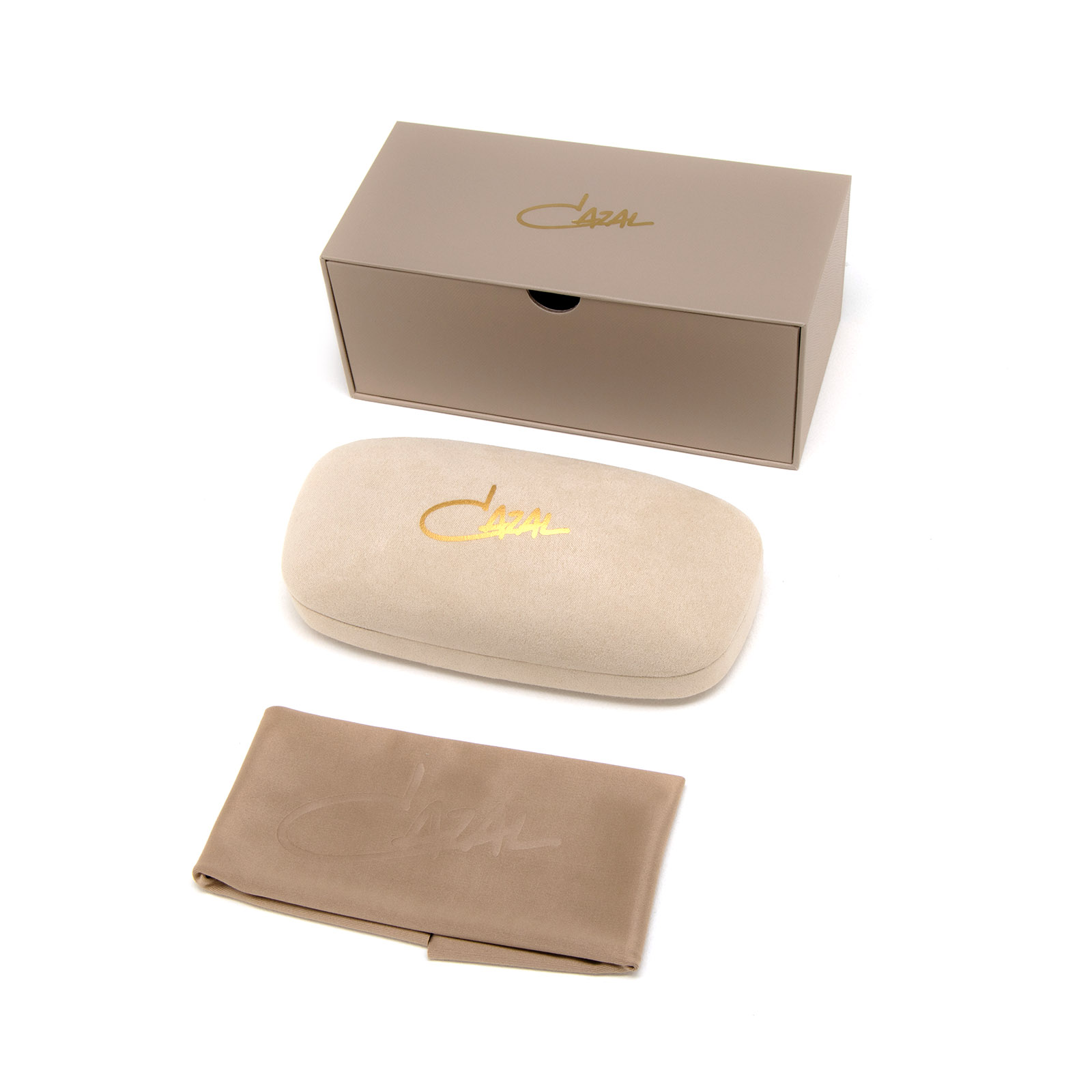 Cazal 8509 Sunglasses 003 Crystal - Milky White - product thumbnail 4/4