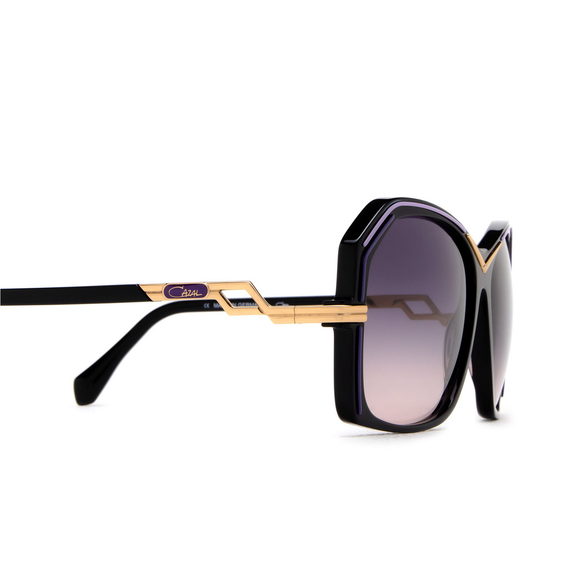 Cazal 8510 Sunglasses 001 Black - Violet - product thumbnail 3/4