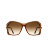 Cazal 8510 Sunglasses 002 brown - turquoise - product thumbnail 1/4