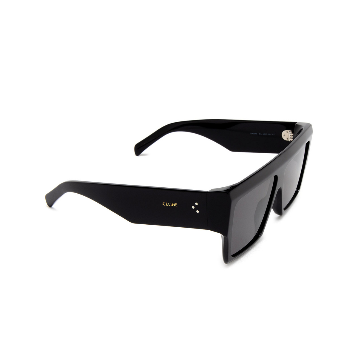 Celine BOLD 3 DOTS Sunglasses 01A Black - three-quarters view