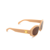 Celine CL40238U Sunglasses 57E beige - product thumbnail 2/3