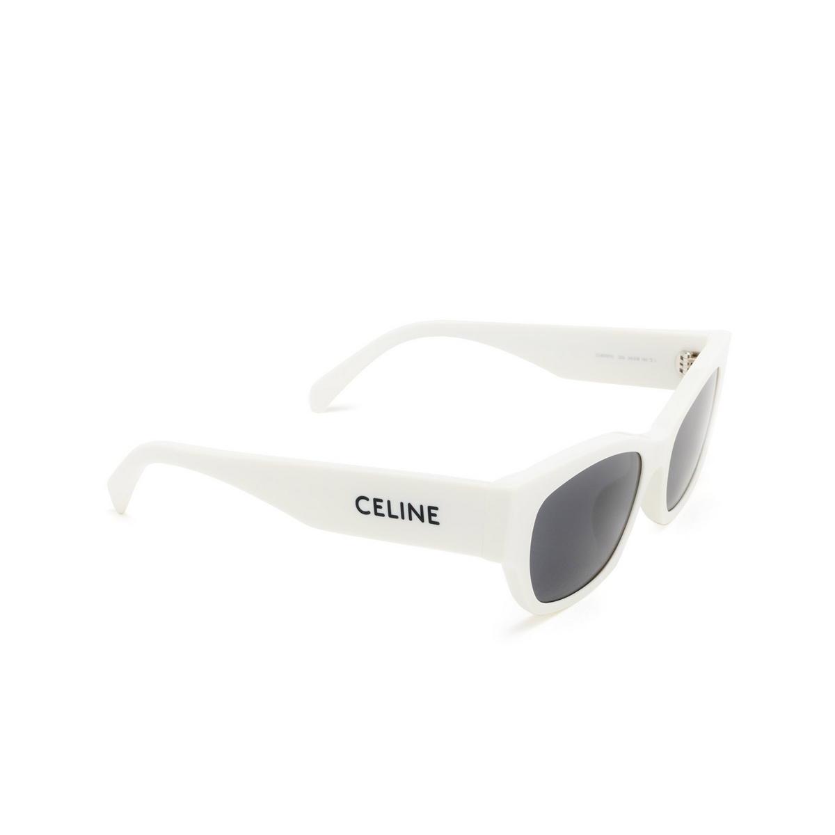 Celine MONOCHROMS Sunglasses 25A Ivory - three-quarters view