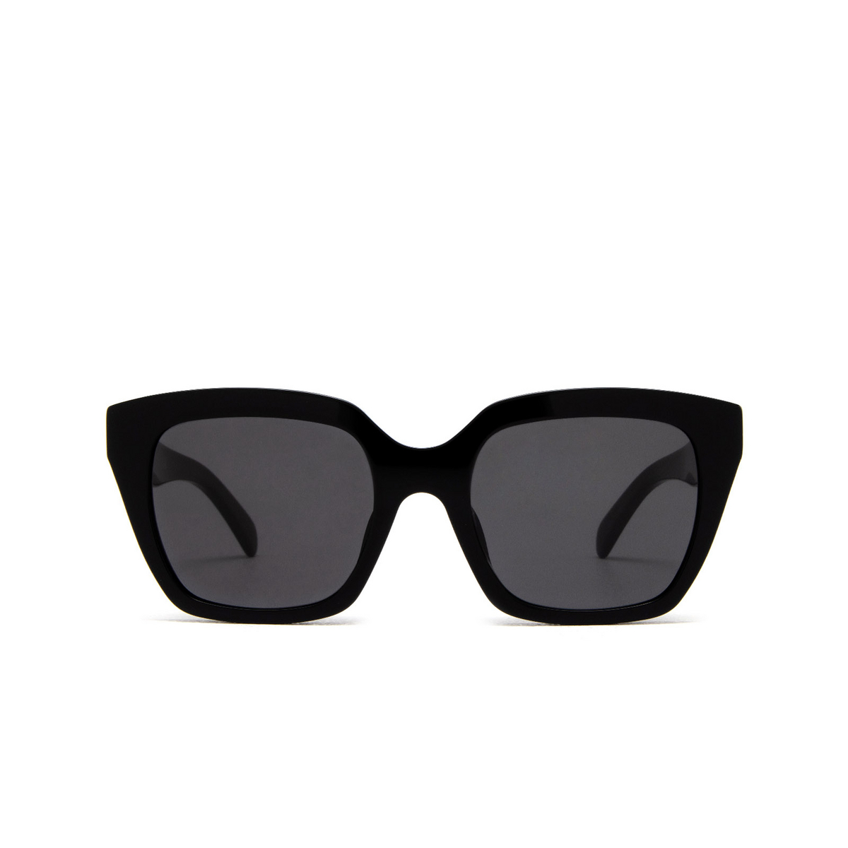 Celine MONOCHROM Sunglasses 01A Black - front view