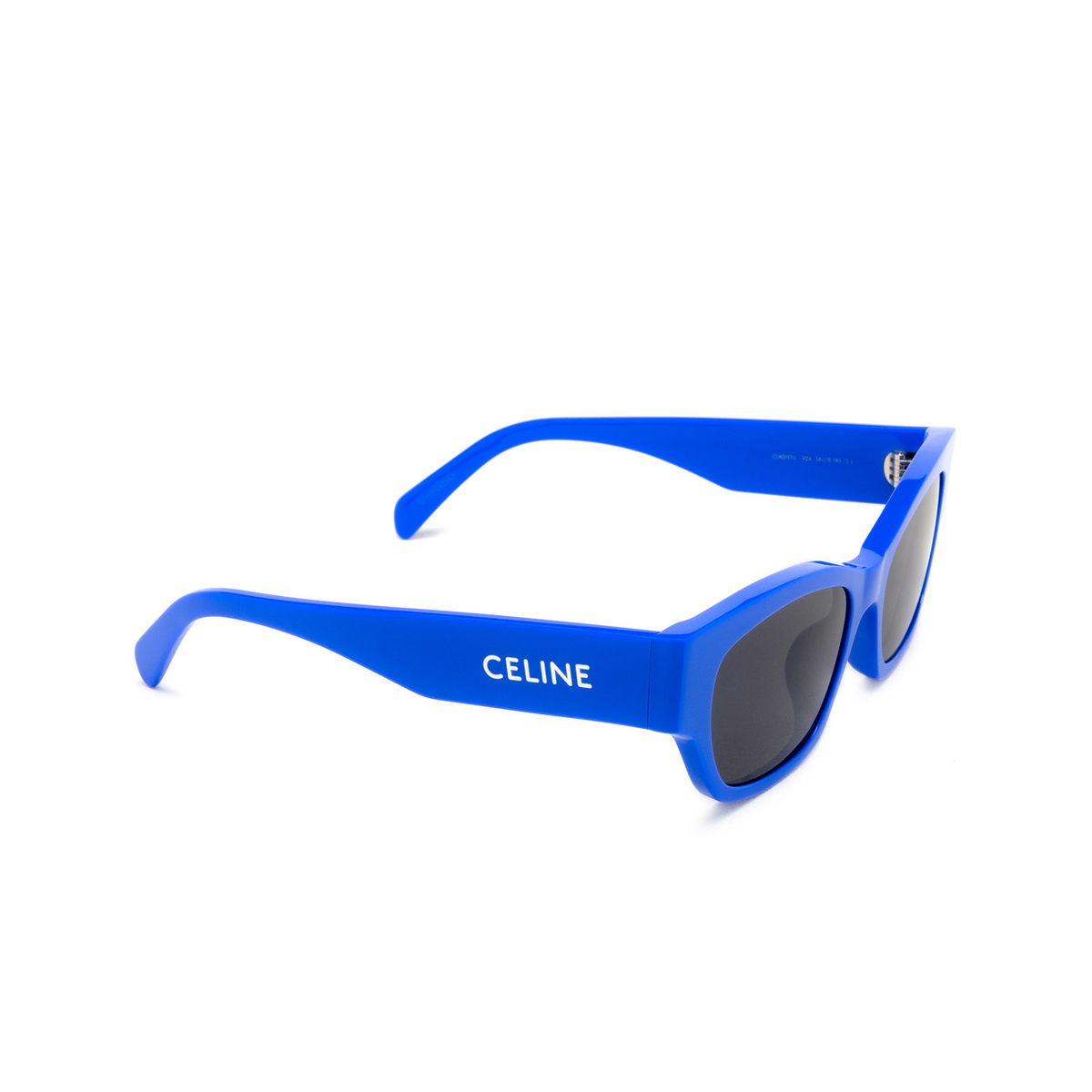 Celine MONOCHROMS Sunglasses 92A Blue - three-quarters view