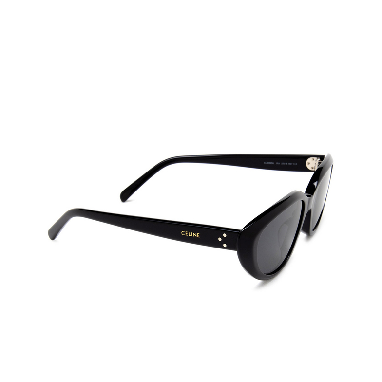 Celine THIN Sunglasses 01A black - 2/3