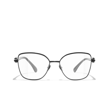 CHANEL butterfly Eyeglasses c101 black - front view