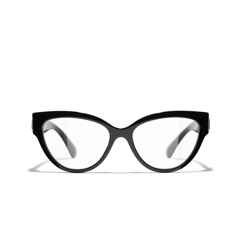 CHANEL cateye Eyeglasses 1404 black