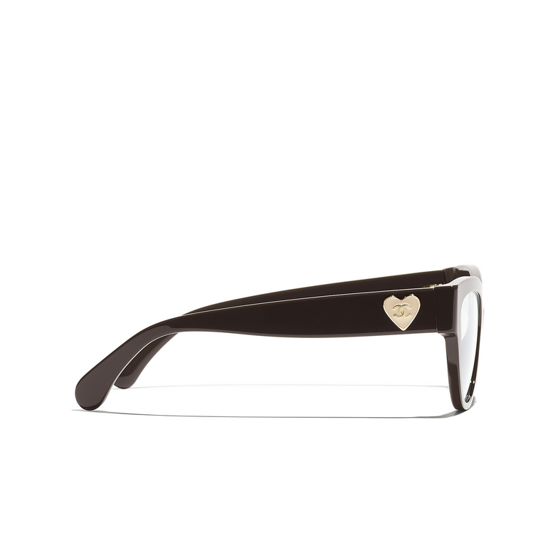 CHANEL cateye Eyeglasses 1704 brown