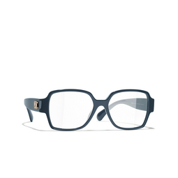 CHANEL square Eyeglasses 1725 blue