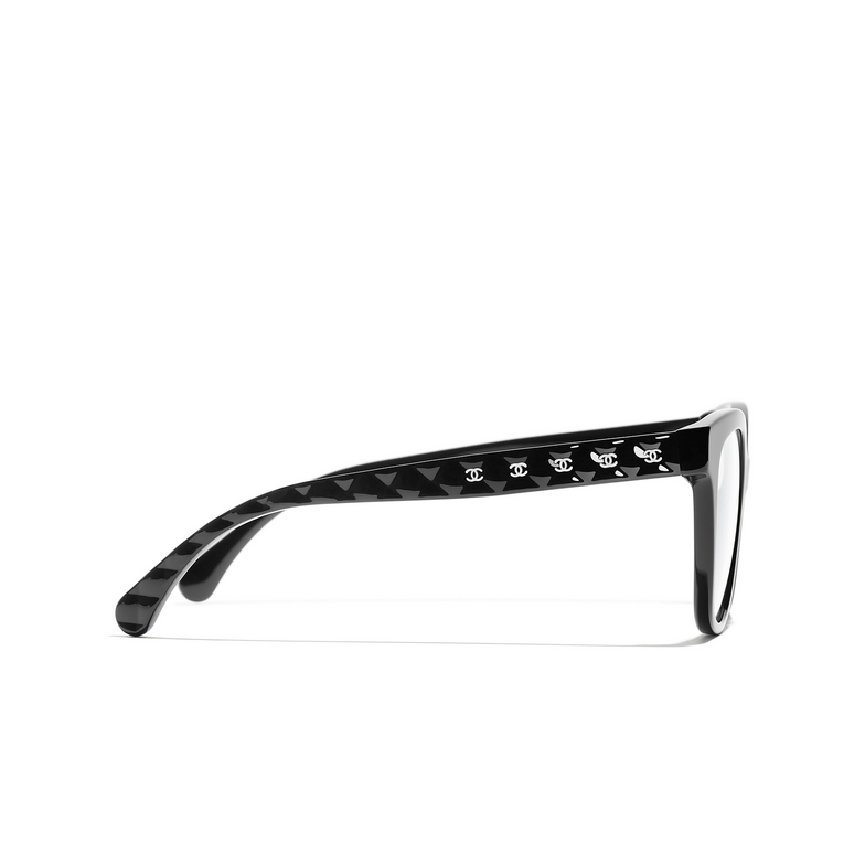 CHANEL butterfly Eyeglasses C760 black & white