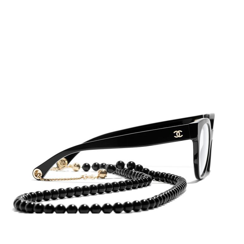 CHANEL butterfly Eyeglasses C622 black & gold
