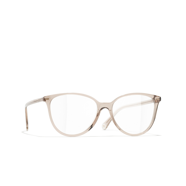 CHANEL butterfly Eyeglasses 1723 taupe