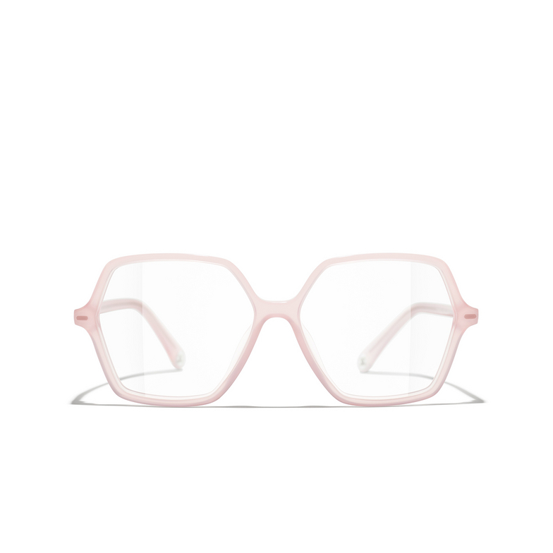 CHANEL square Eyeglasses 1733 light pink