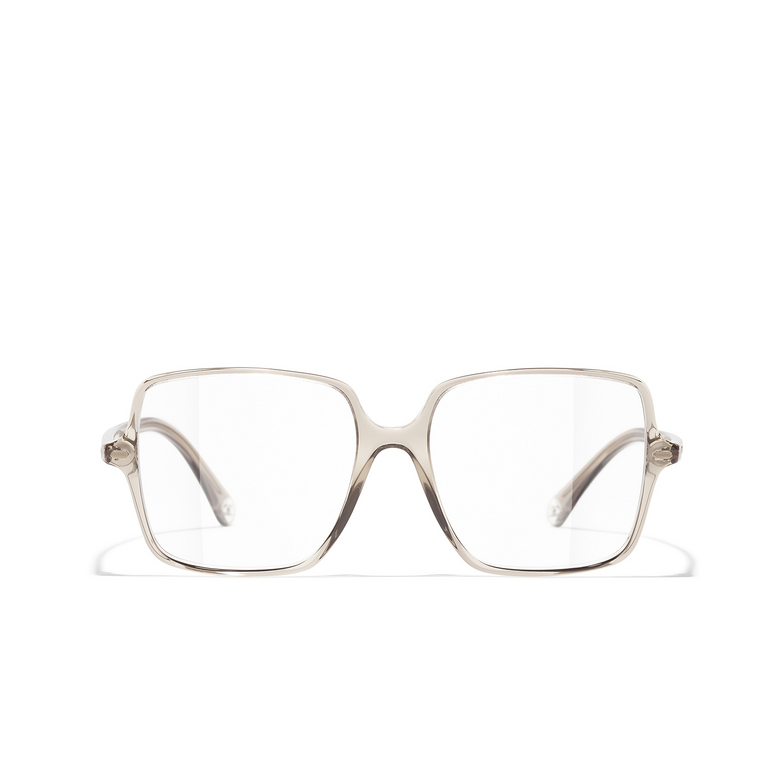 CHANEL square Eyeglasses 1723 taupe