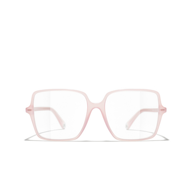 CHANEL square Eyeglasses 1733 light pink - front view