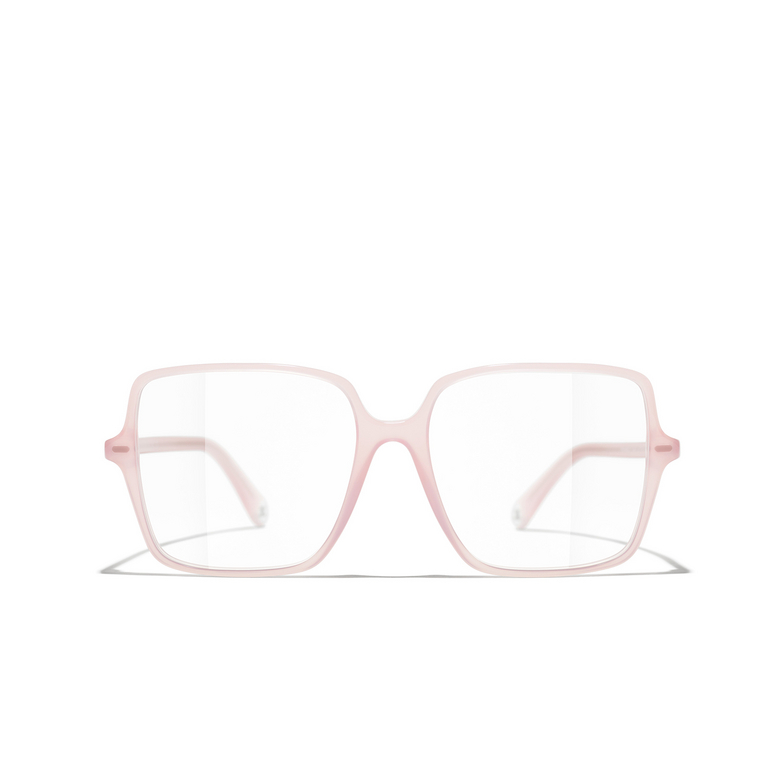 CHANEL square Eyeglasses 1733 light pink