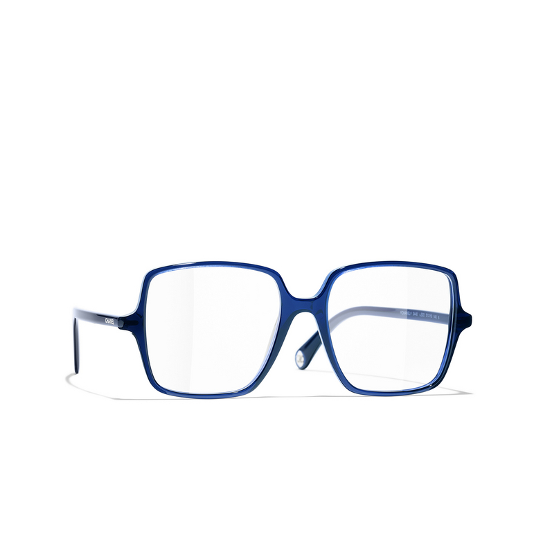 CHANEL square Eyeglasses C503 blue