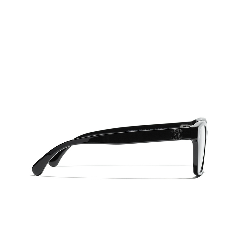CHANEL square Eyeglasses C888 black