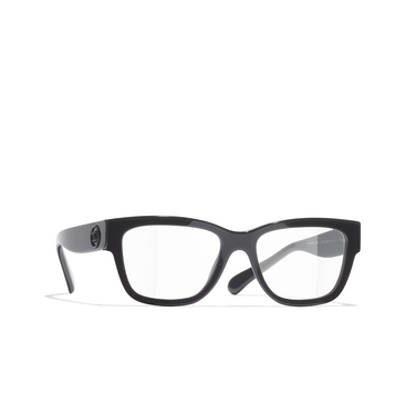 Optiques rectangles CHANEL 1716 grey - Vue trois quarts