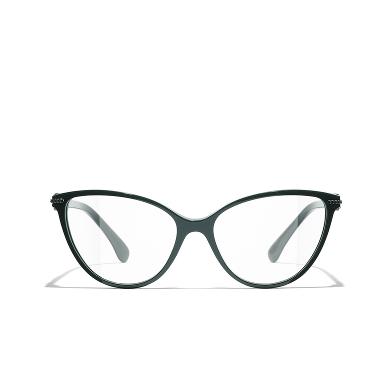 CHANEL cateye Eyeglasses 1459 green