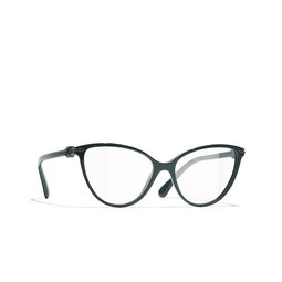 CHANEL cateye Eyeglasses 1459 green