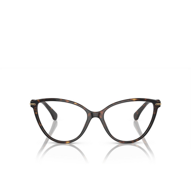 Gafas para graduar ojo de gato CHANEL C714 dark tortoise - Vista delantera