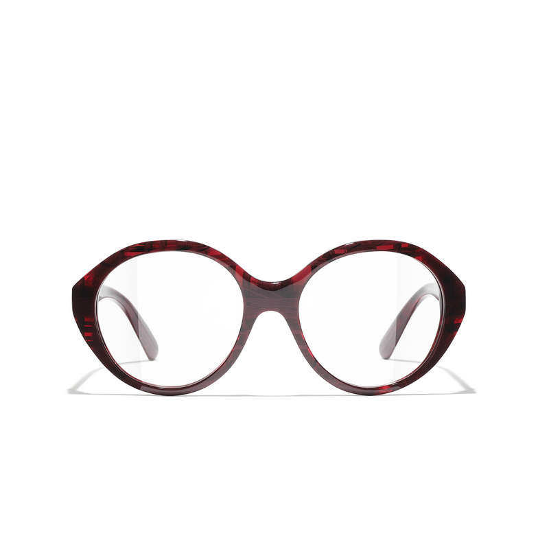 Optiques rondes CHANEL 1665 red