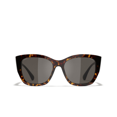 Gafas de sol mariposa CHANEL C714/3 dark tortoise - Vista delantera