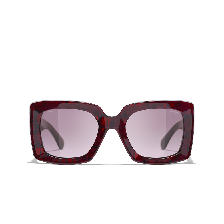 Gafas de sol rectangulares CHANEL 1665S1 red