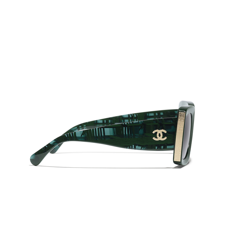CHANEL rectangle Sunglasses 1666S6 green