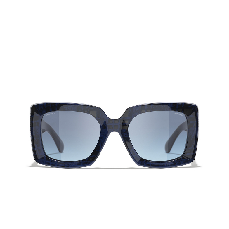 CHANEL rectangle Sunglasses 1669S2 blue